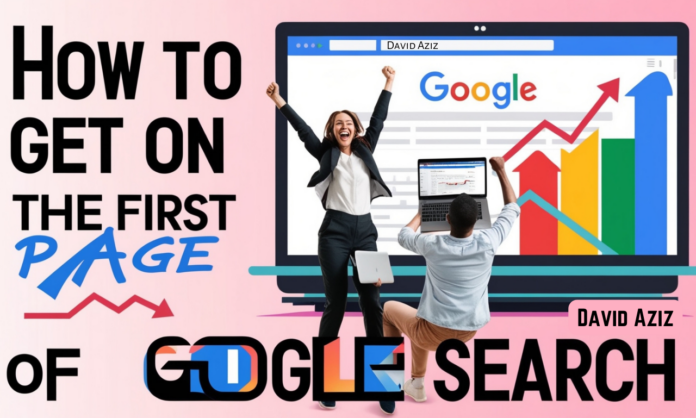 How to Get on the First Page of Google Search David Aziz